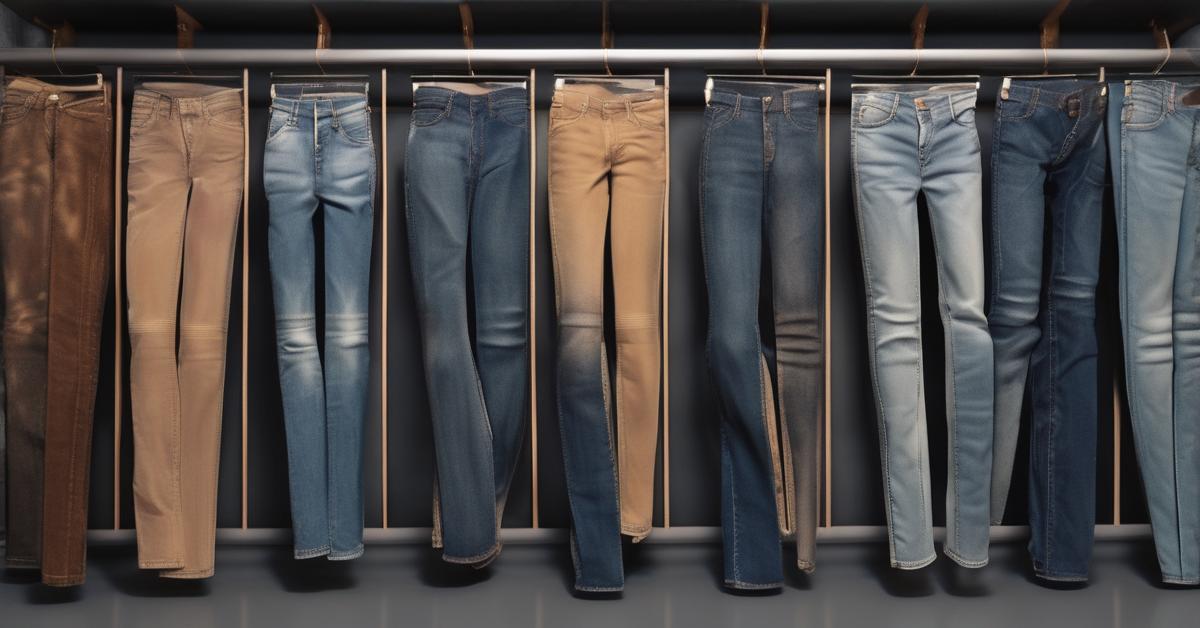 Różne sylwetki w dobrze dopasowanych jeansach skinny podkreślających znaczenie odpowiedniego kroju.